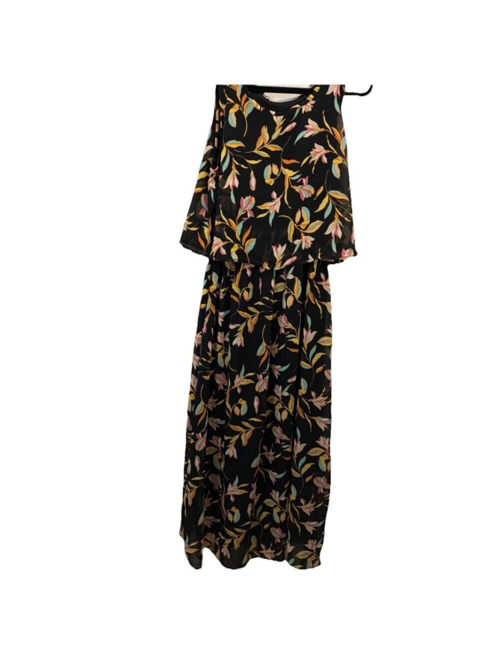 Marissa Olivia Maxi Floral Sleeveless Dress Women Large Elastic Waist
